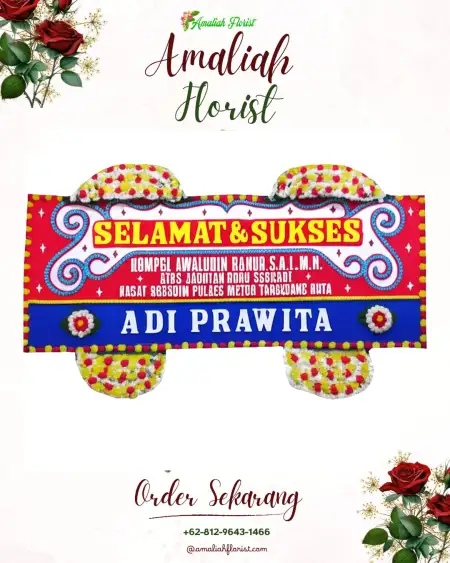 Papan Bunga Ucapan Selamat Bido