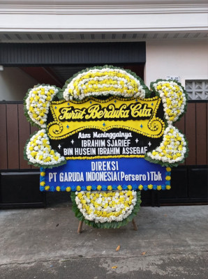 Papan Bunga Duka di Bido