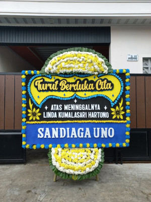 Papan Bunga Duka di Bido